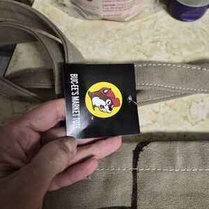 Buc-ee's Tan Market Tote Bag